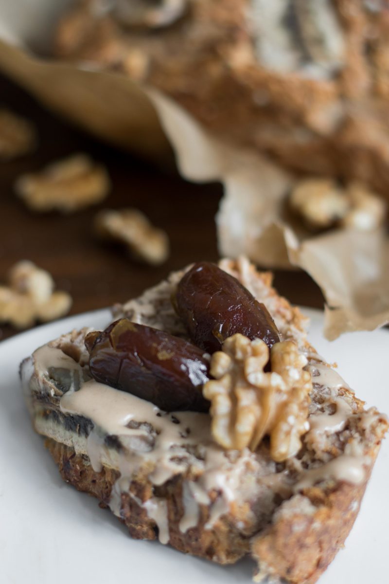 Veganes Bananenbrot ohne Zucker - Taste and Tea