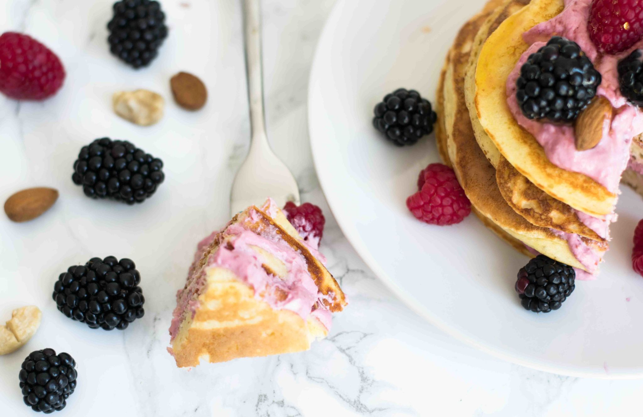 Fluffige low-fat Buttermilch-Pancakes